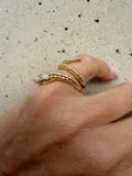 Serpent Thick Snake Ring