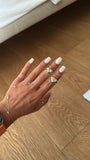 2 Carat LAB Diamond Heart Puffy Ring
