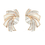 Single Art Deco Earring with Diamonds