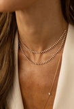 Spikey Delicate Tennis Necklace