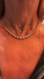 MINI Diamond Star of David Necklace