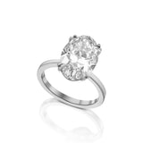 OVAL SHAPE ENGAGEMENT RING