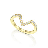 BABY V DIAMOND RING