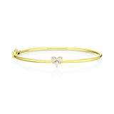 3 DIAMOND HEART BANGLE