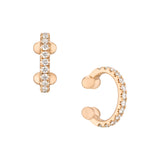 SINGLE DIAMOND CUFF EARRING