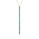 DROP EMERALD NECKLACE