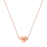 GOLD HEART WITH NECKLACE