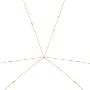 DOUBLE DIAMOND BODY CHAIN