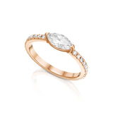 PINKY MARQUISE DIAMOND RING